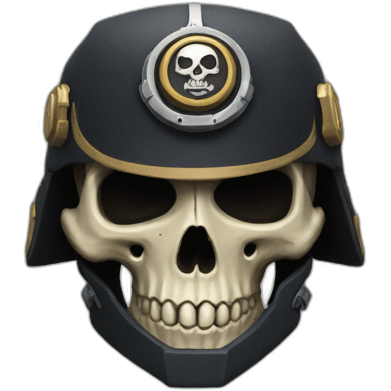 Helldivers Skull Admiral emoji