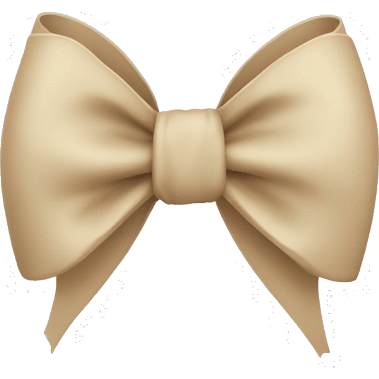 Bow beige emoji