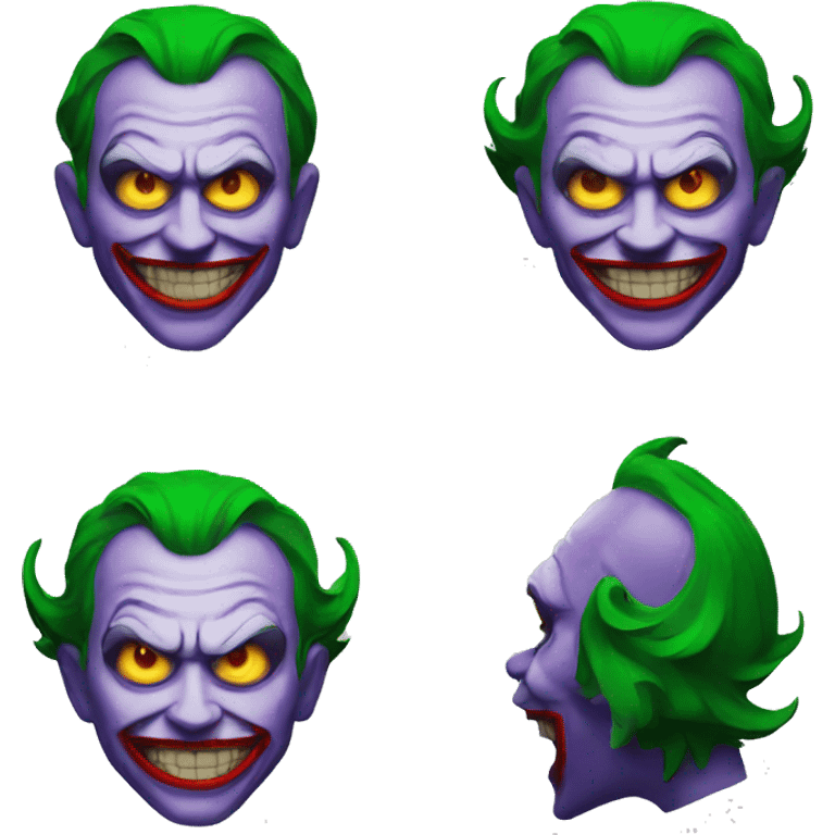 Joker in devil mode emoji