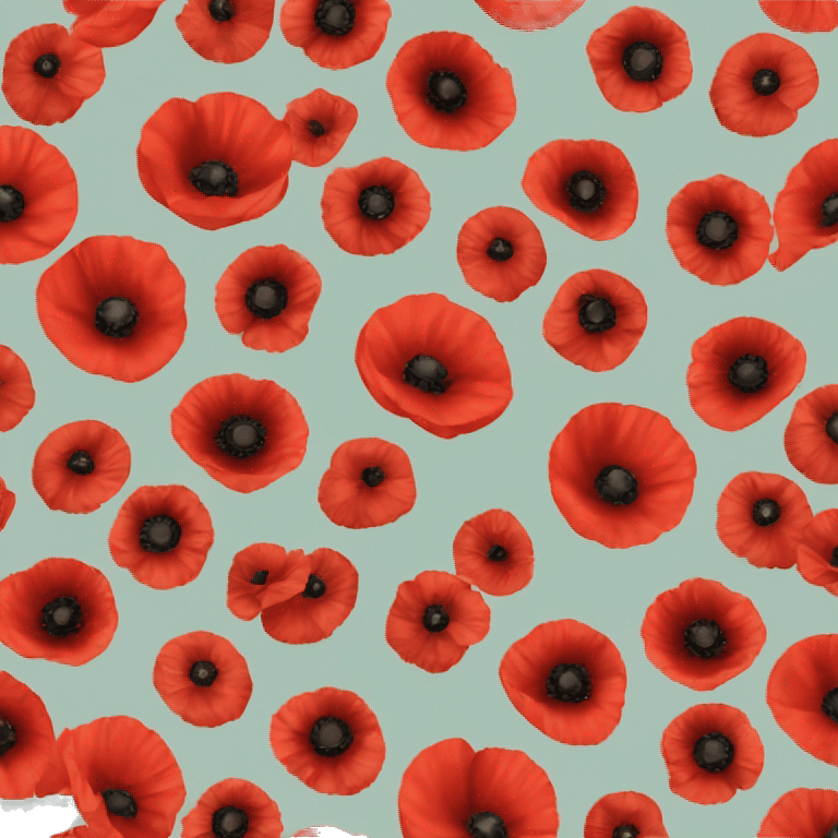 Red Poppy  emoji