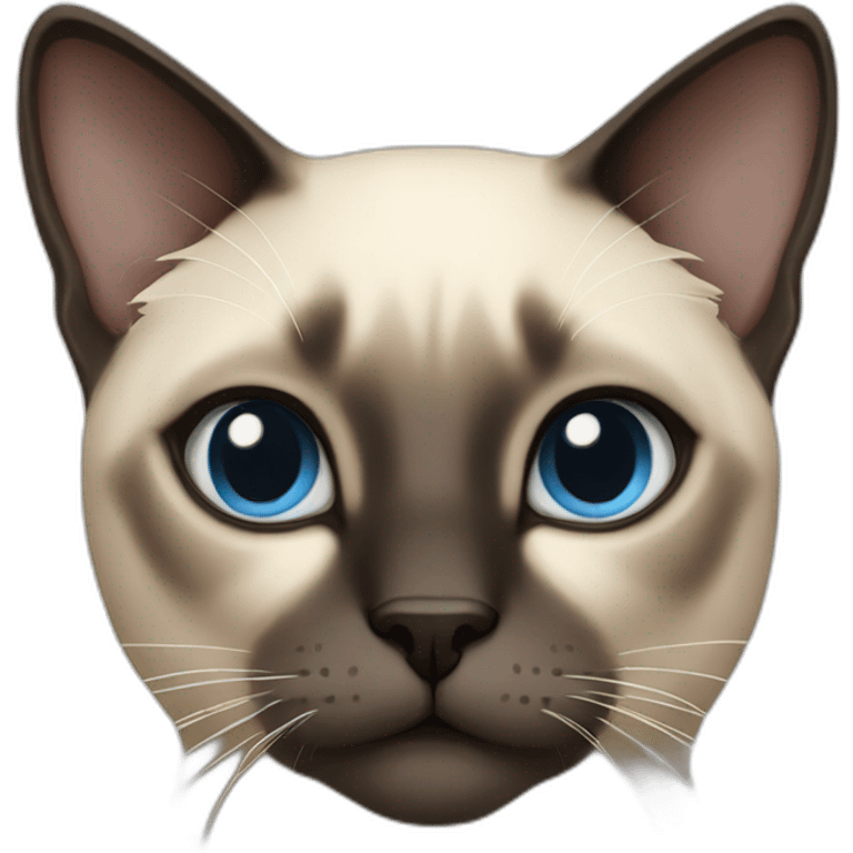 Semi-god Siamese cat emoji