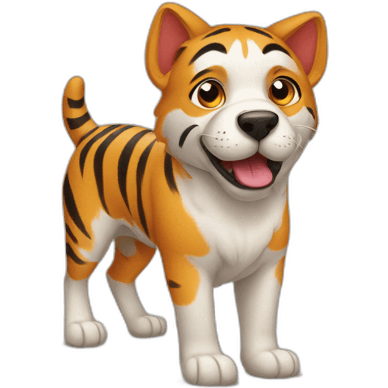 tiger dog emoji