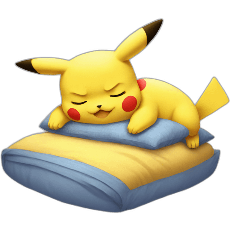 Pikachu-sleep emoji