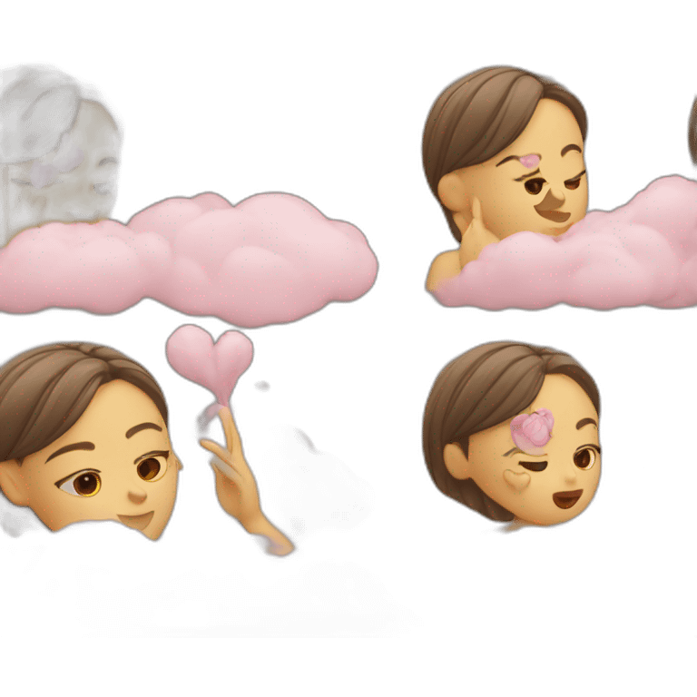 woman blowing kiss emoji