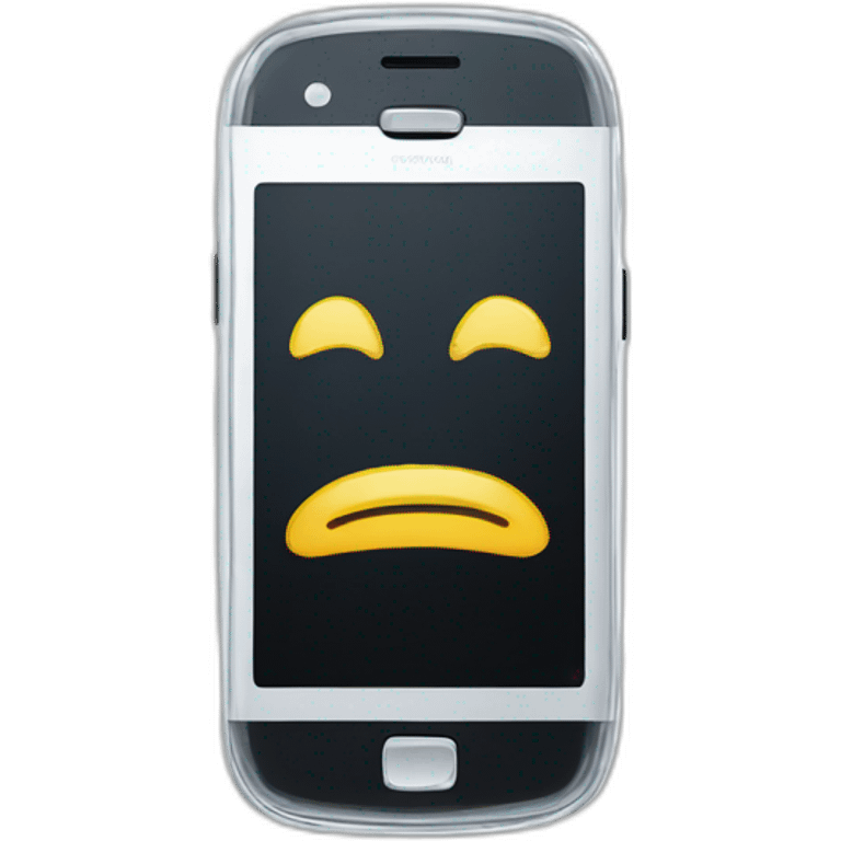 transparent smartphone emoji