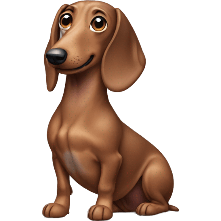 Dapple Wiener dog  emoji