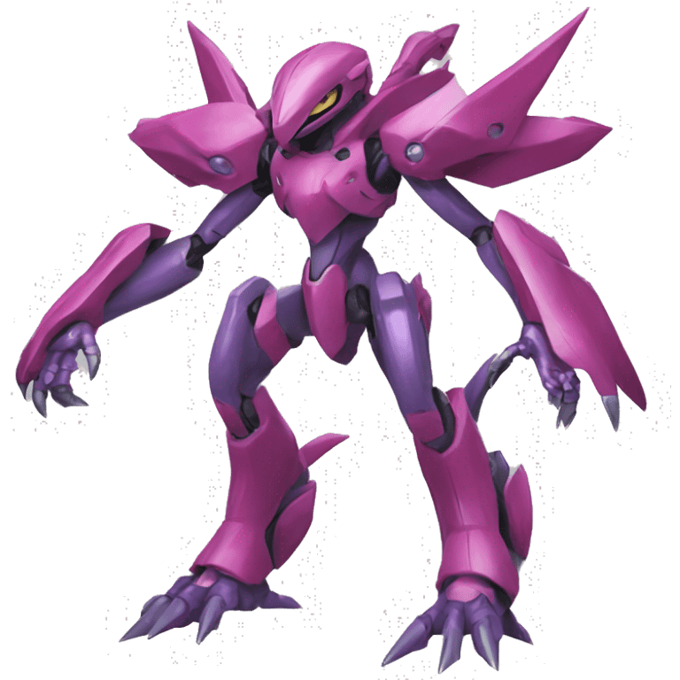  Cool Edgy Godly Futuristic Digimon-Fakemon-Genesect-Reptile full body emoji