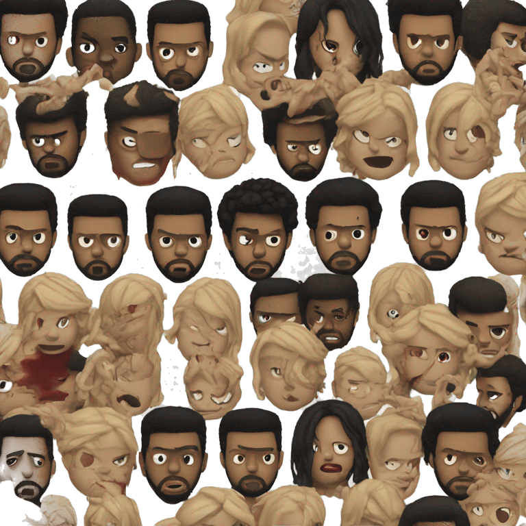 the weeknd blood emoji