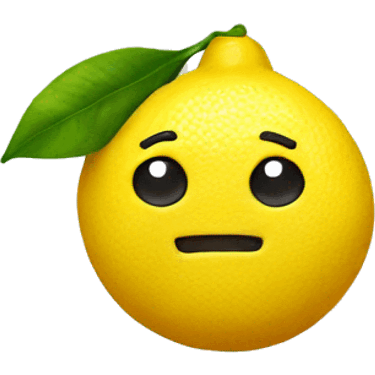 Lemon emoji