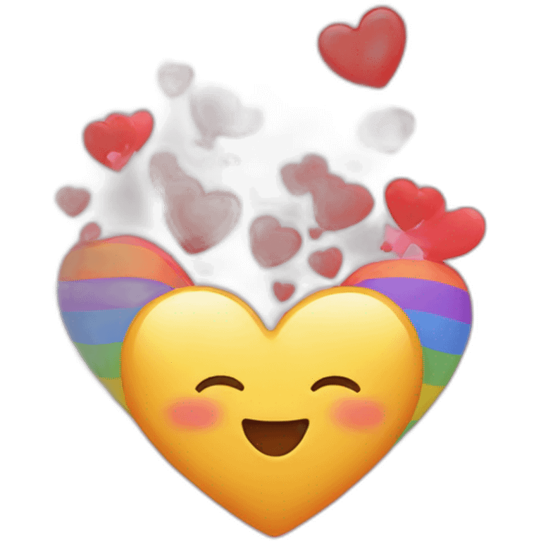 Gay heart emoji