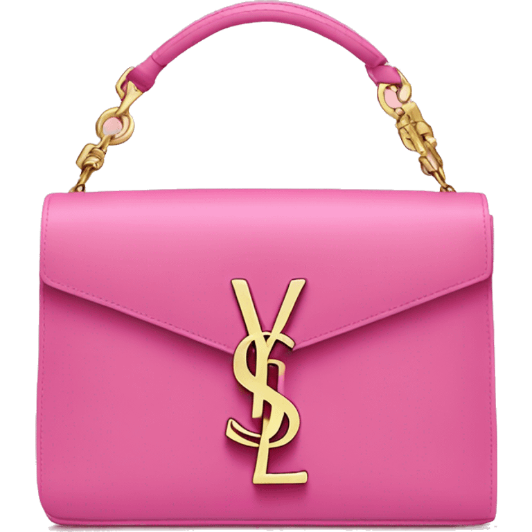 Pink YSL bag emoji