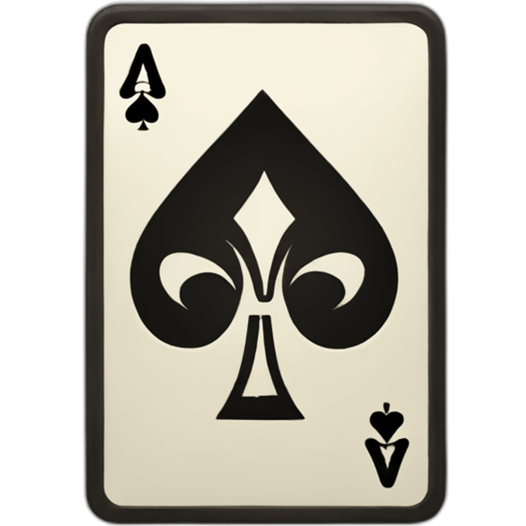 Ace of spades emoji