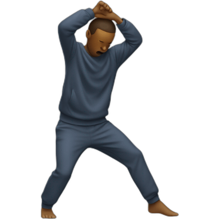 person doing a Dab  emoji