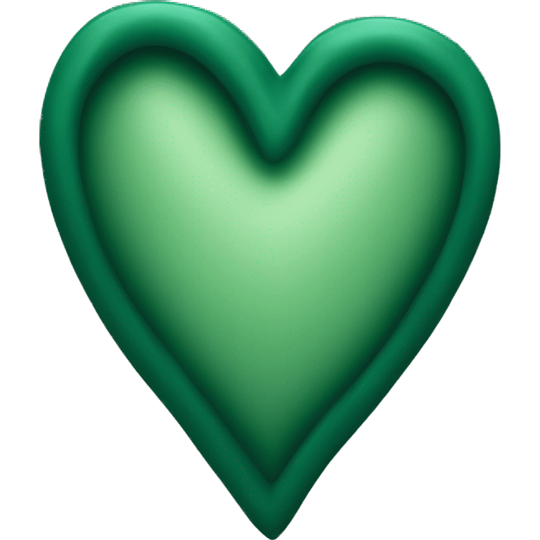 dark green heart emoji