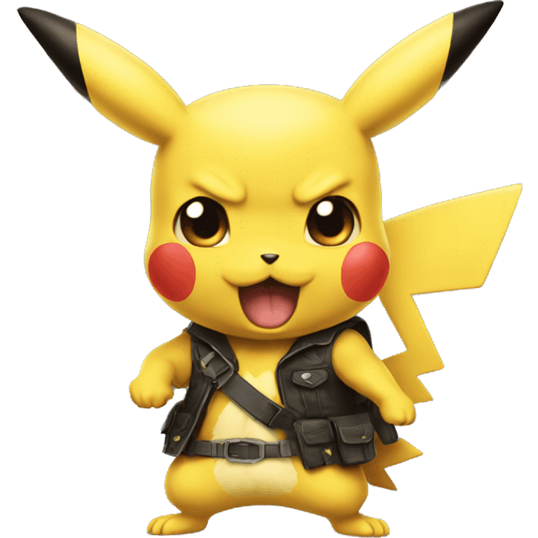 Badass pikachu emoji