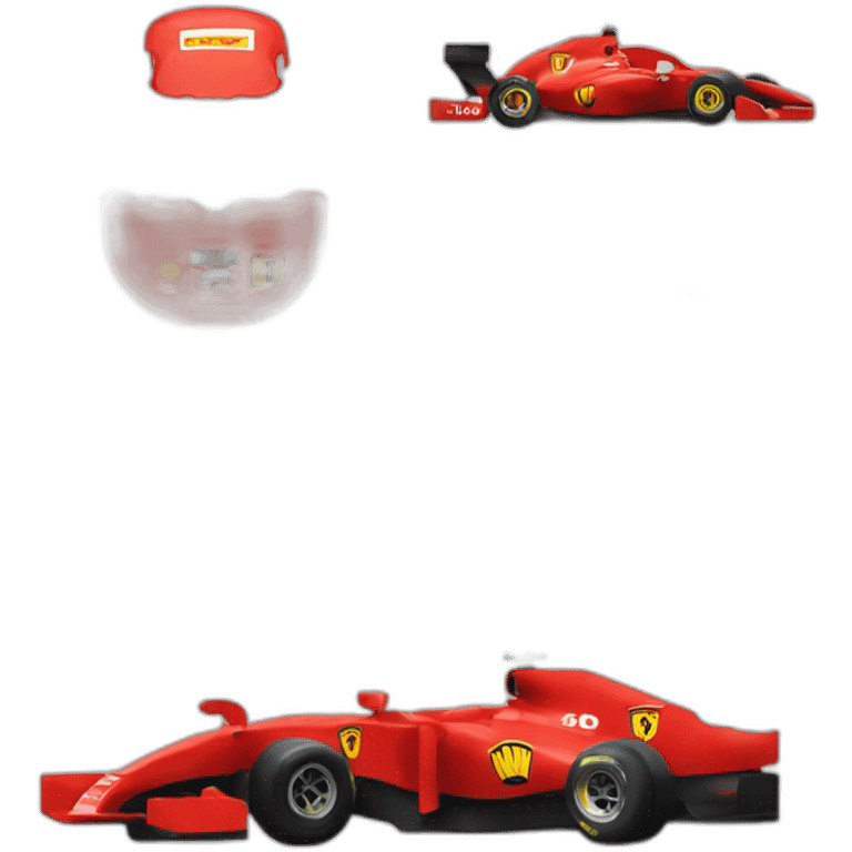 Formula 1 ferrari emoji