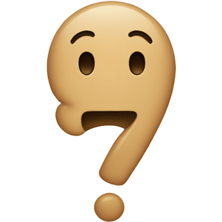 Beige exclamation mark  emoji