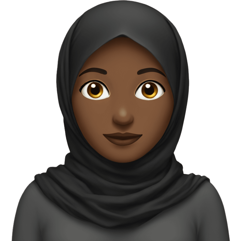 black hijabi  emoji