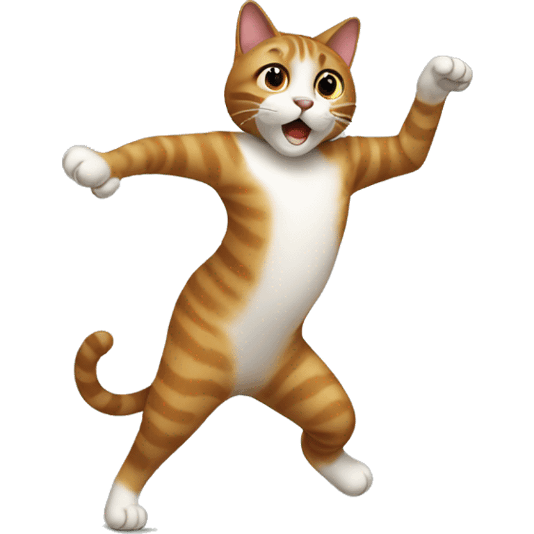 Cat dancing emoji