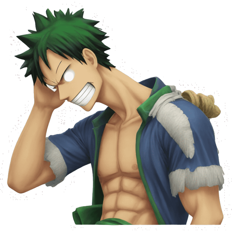 luffy with zoro emoji