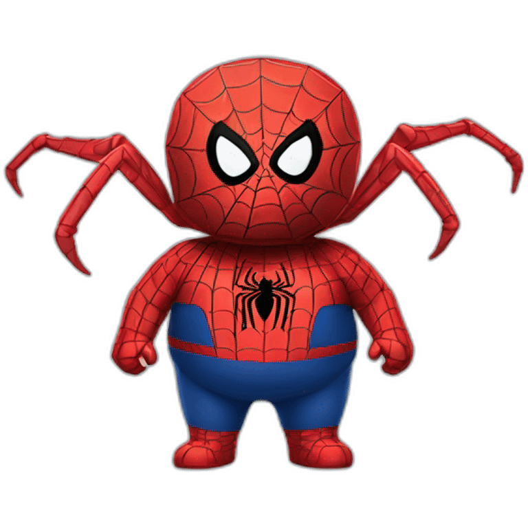 Chubby spider man emoji