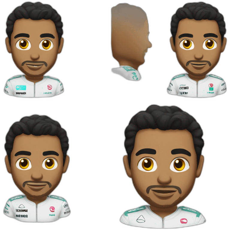 Lewis hamilton mercedes F1 emoji