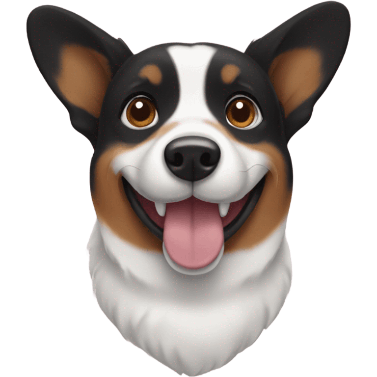 black corgi emoji emoji