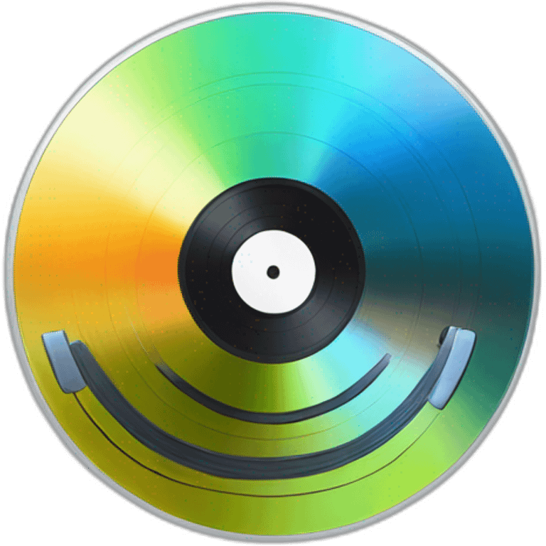 Vinyl disk emoji