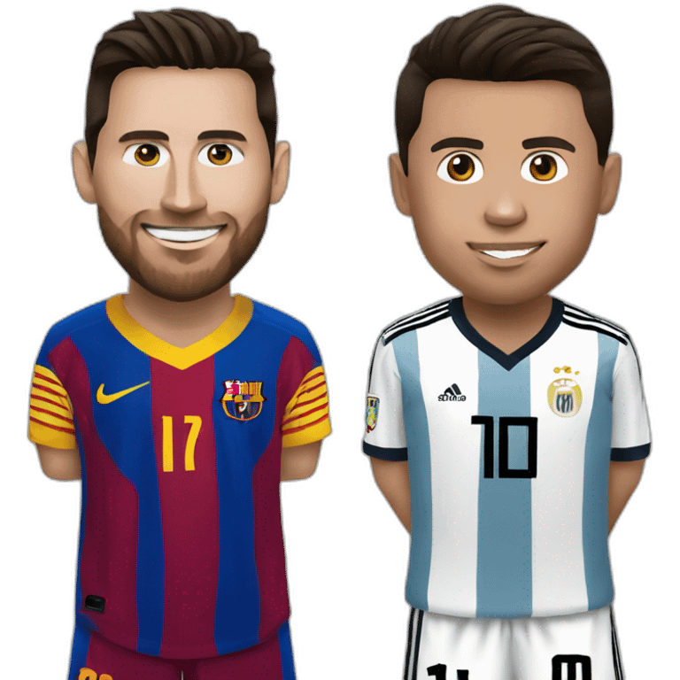 Messi and Ronaldo emoji