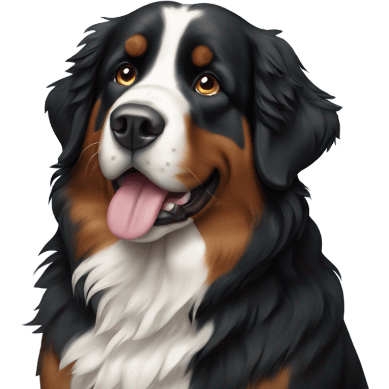 Bernese mountain dog emoji