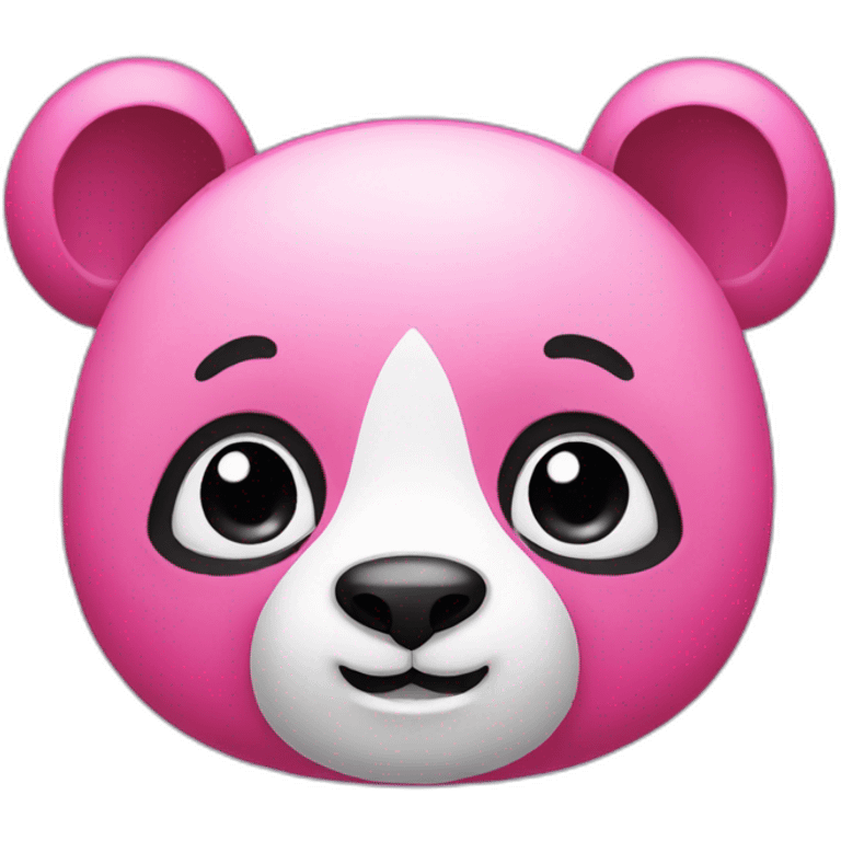 Pink panda  emoji