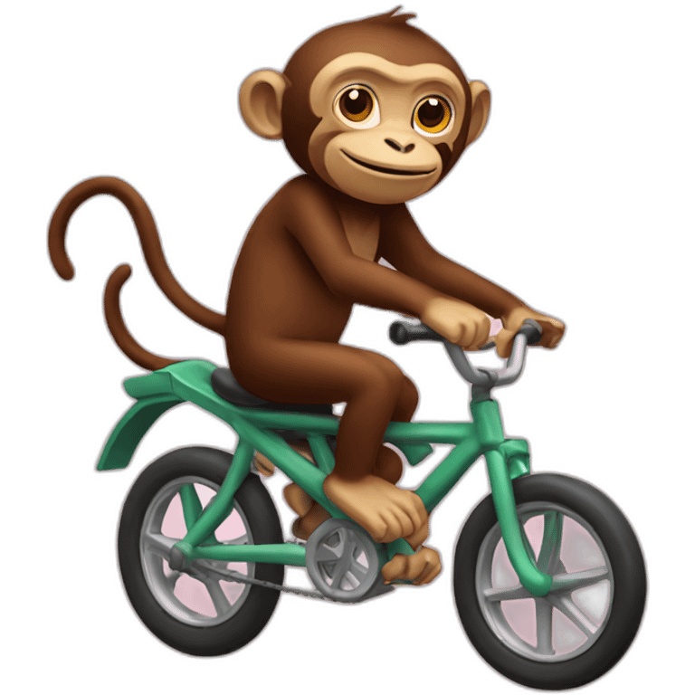 Monkey-riding-a-bike emoji