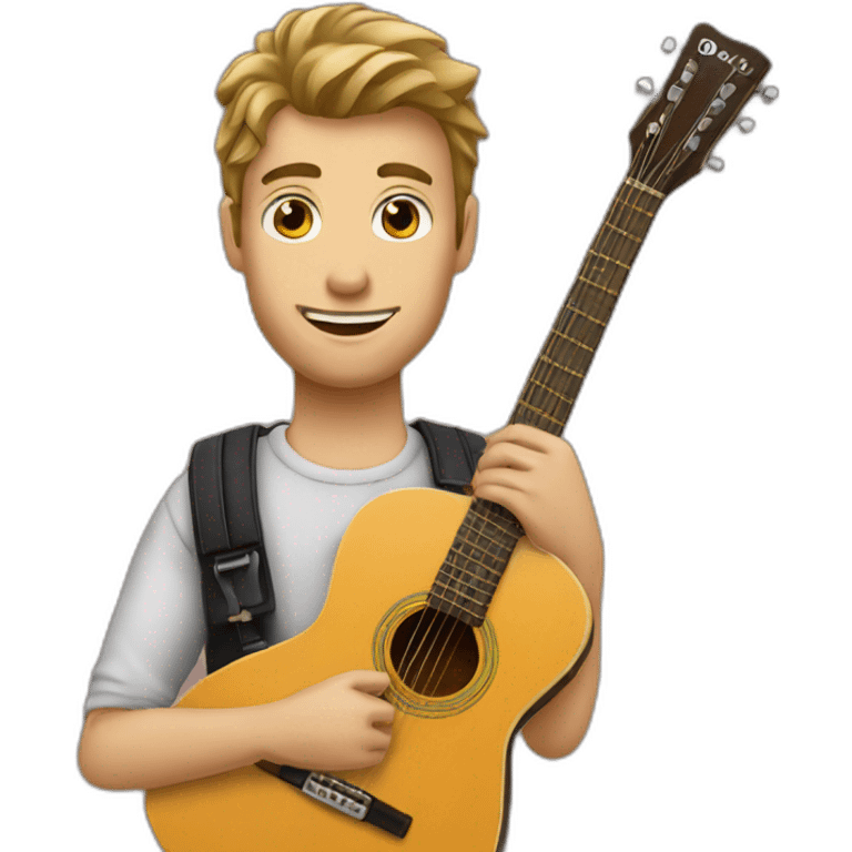 Joueur de guitare emoji