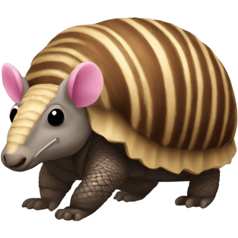 Christmas tree armadillo emoji