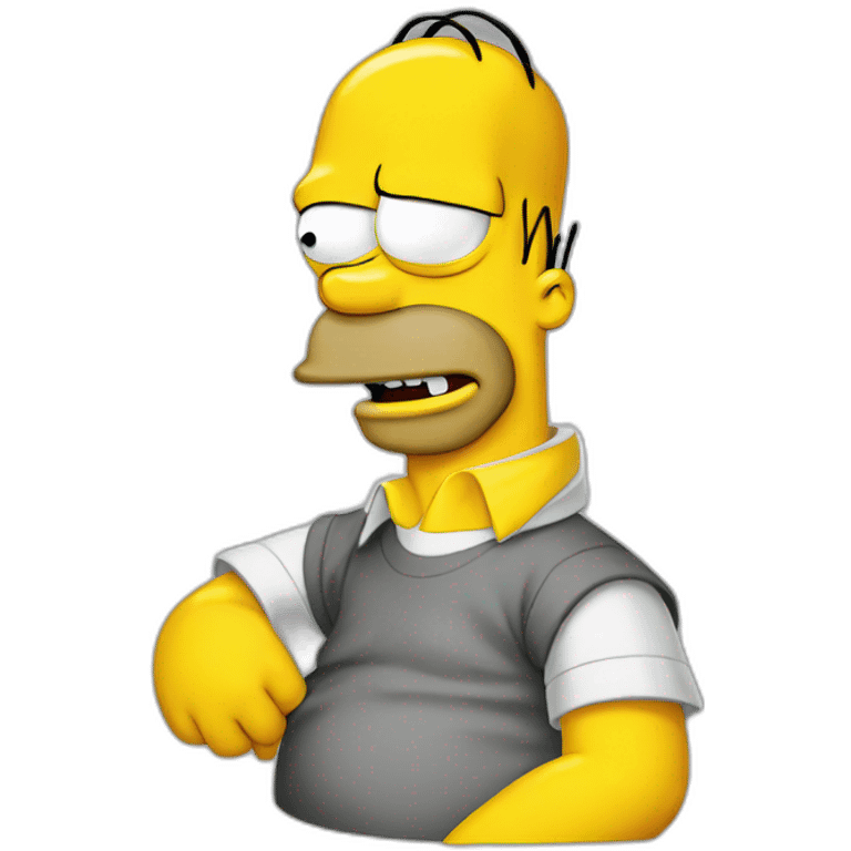 Homer simpson emoji