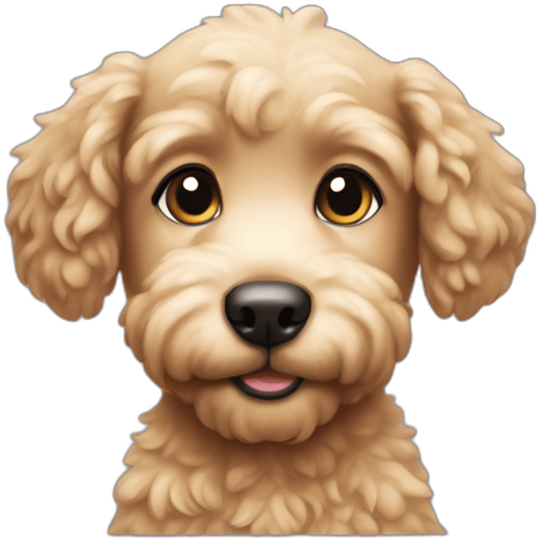 Caniche puppy emoji