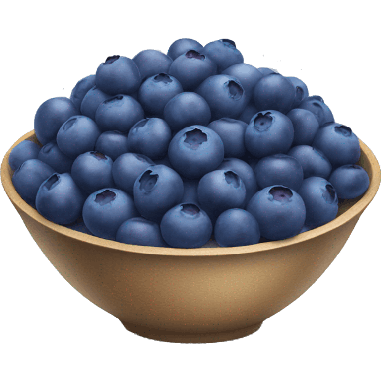 bowl of blueberries emoji