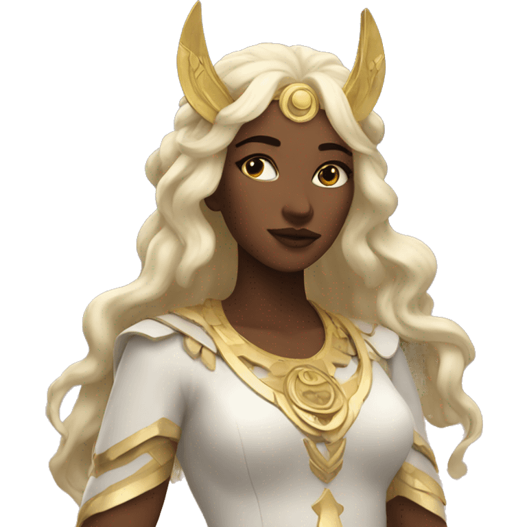 Artemis Moon Goddess emoji