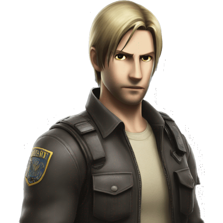 resident evil 4 leon kennedy emoji