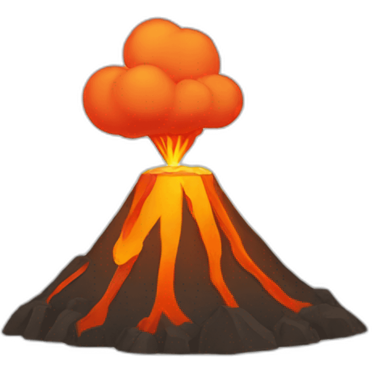 volcano emoji