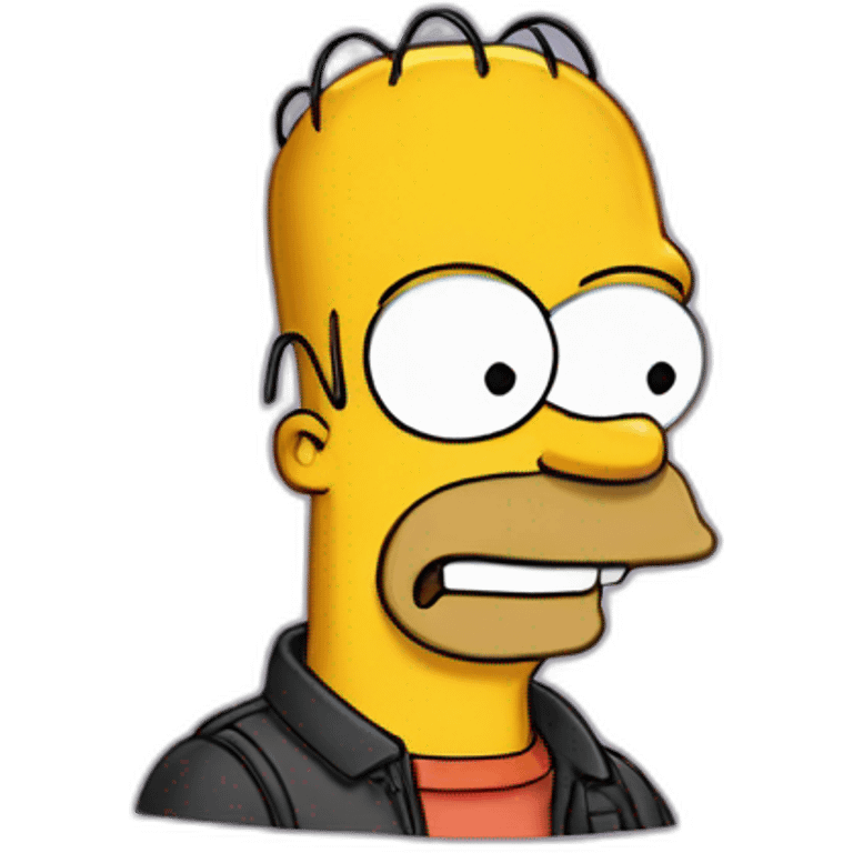 Simpson doigt d'honneur emoji