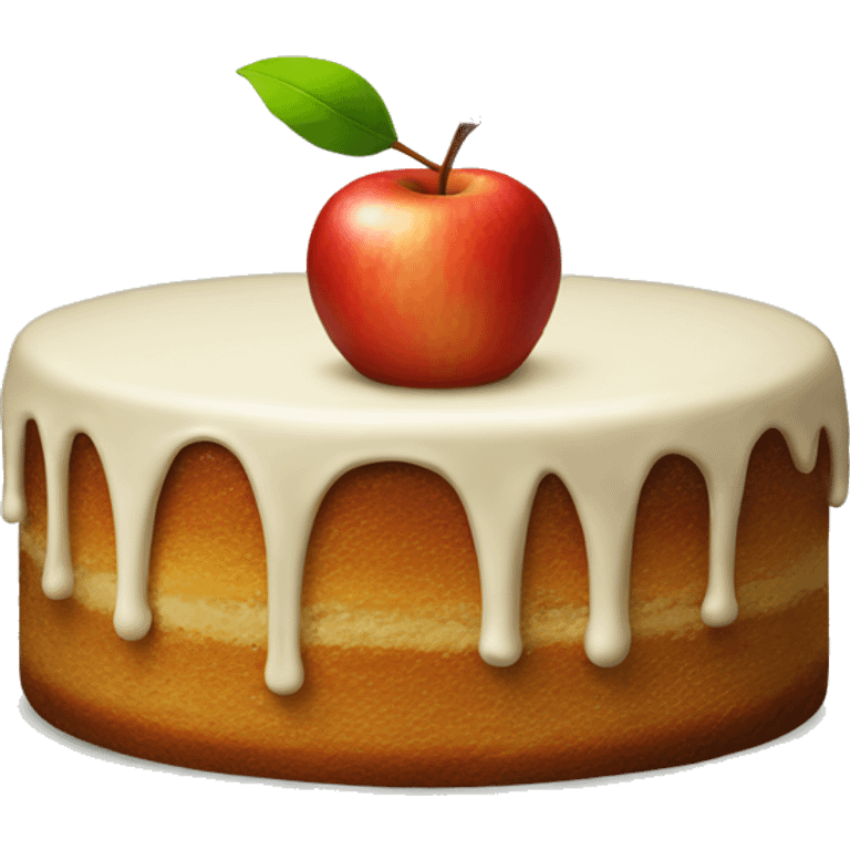 apple + cake emoji