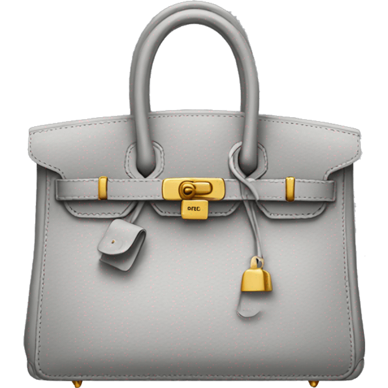 Grey birkin bag emoji