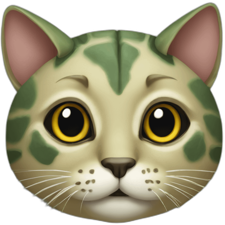 turtule beind cat emoji