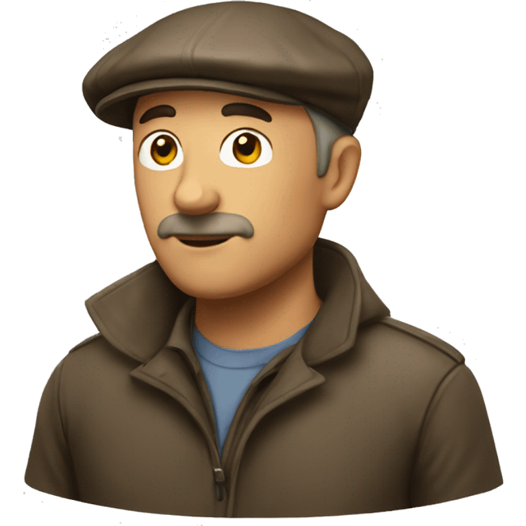 Flat cap geezer emoji