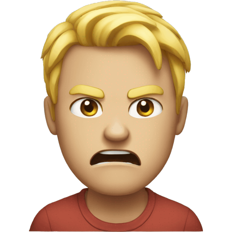 Angry friend  emoji