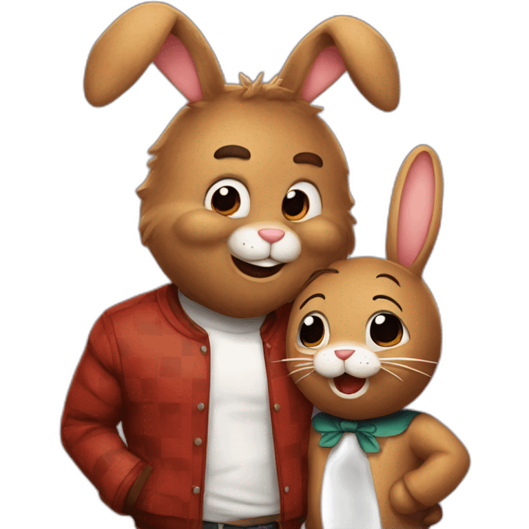 bunny and freddy emoji