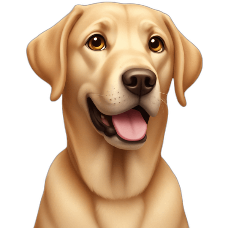 labrador surprised emoji