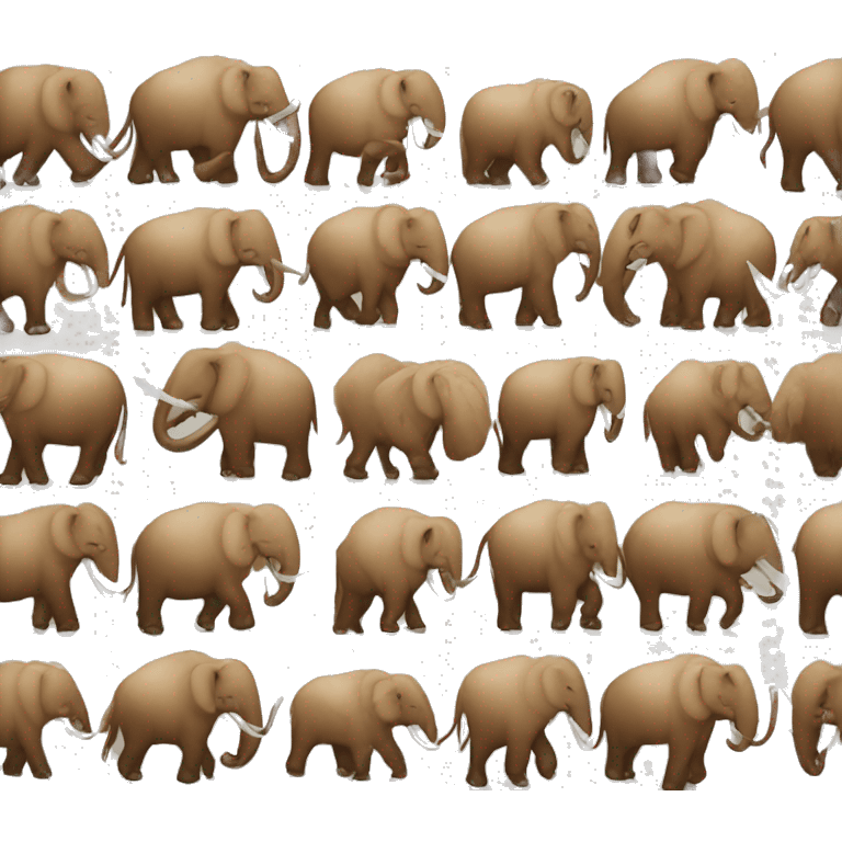 Mammoth hunt emoji