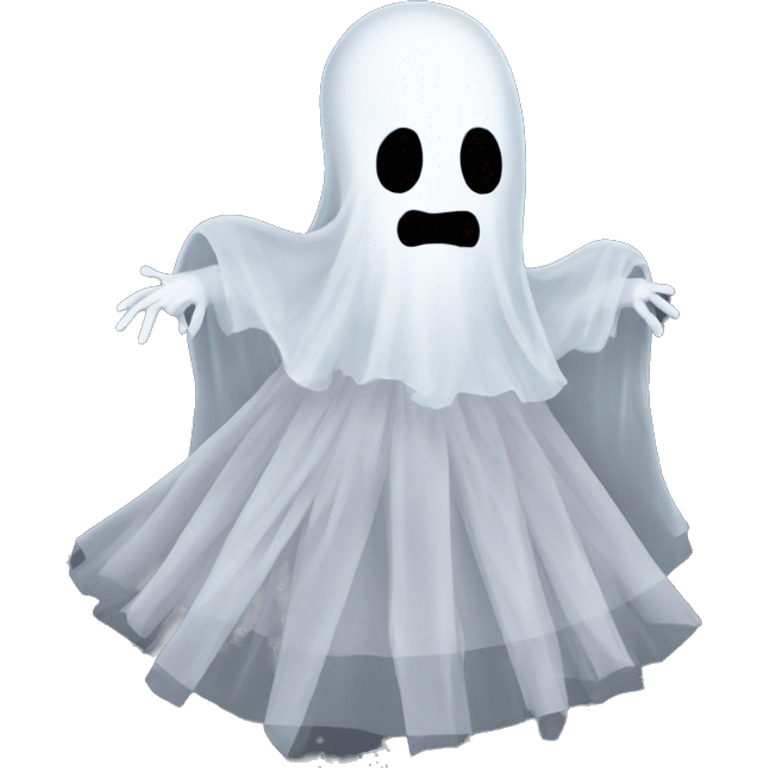 Ghost from call of duty in a tutu emoji